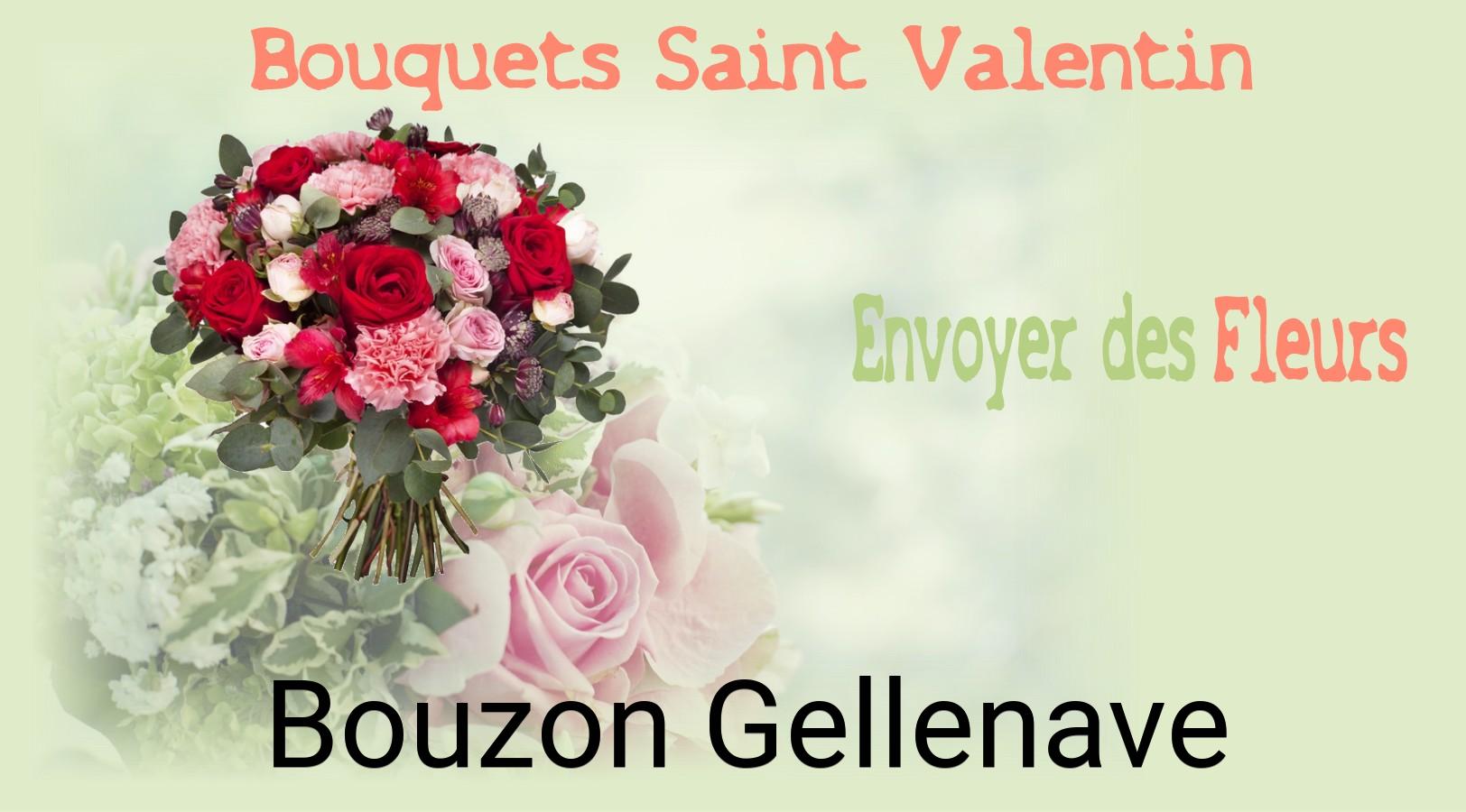 Roses de Saint-Valentin livrées à Bouzon-Gellenave